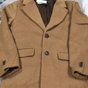 Banana Republic Factory Wool Camel Topcoat